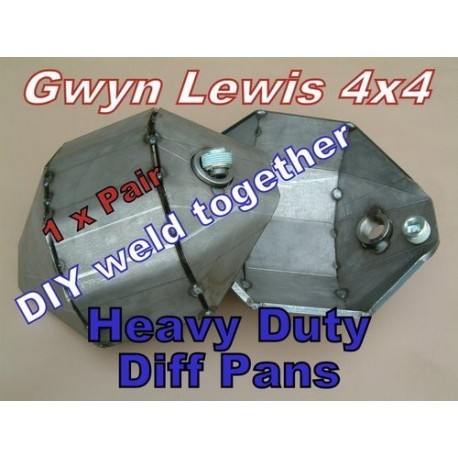 GL Land Rover Weld on Diff Pan DIY Heavy Duty 