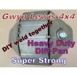 Land Rover Weld on Diff Pan DIY Heavy Duty gwynlewis4x4