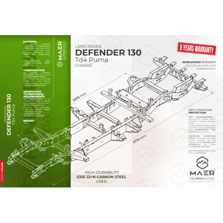 Defender 130 TD4 Puma